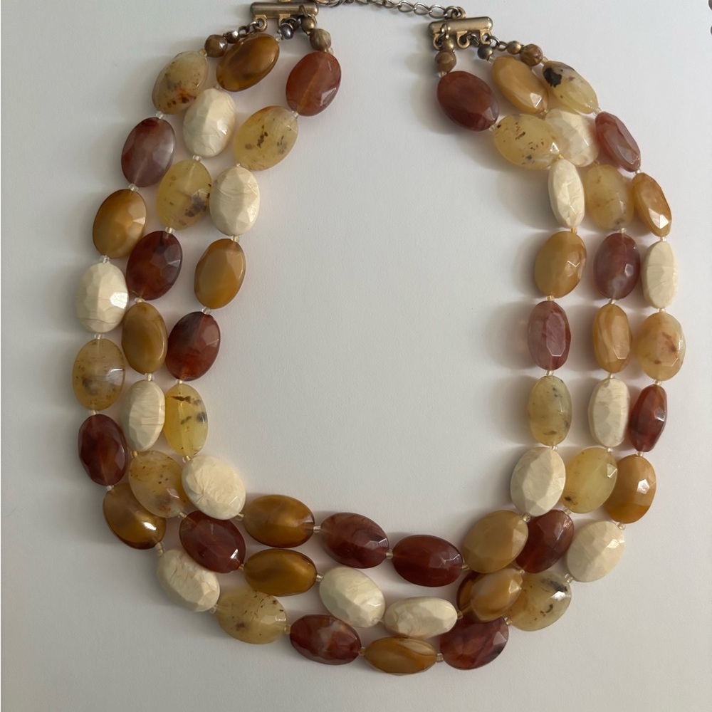 Elegant Multi-Color Beaded Necklace
